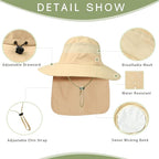 Fishing Hat Breathable Wide Brim Sun Hats - Image 5