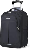 Rolling Backpack for Adults, 18 Inch Waterproof Carry-on Back pack by Lekespring