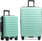 U.S. Traveler Boren Polycarbonate Hardside Rugged Travel Suitcase Luggage by USTraveler