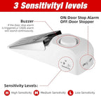 Portable Door Stop Alarm and Traveling Hotel Door Lock, No Installation Required - Image 3
