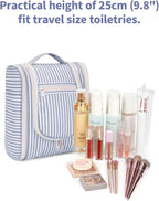 Narwey Small Striped Hanging Travel Toiletry Bag - Image 5