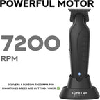 Supreme Trimmer Vader ST3778 – Professional Cordless Barber Liner | 210 Min Runtime, 7000 RPM Motor, Zero Gap DLC T-Blade, USB-C Fast Charging | Beard, Hair & Body