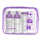 Lermende 2pcs Clear Toiletry Bag TSA Approved Travel Bag, Carry On - Image 5