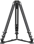 Leofoto LVC-253C+BV-20 Video Tripod, Twin Leg, Integrated Bowl, Leveling Base - Image 3