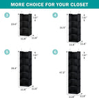 YOUDENOVA Hanging Closet Organizer, 5-Shelf Closet Hanging Storage Shelves - Image 5