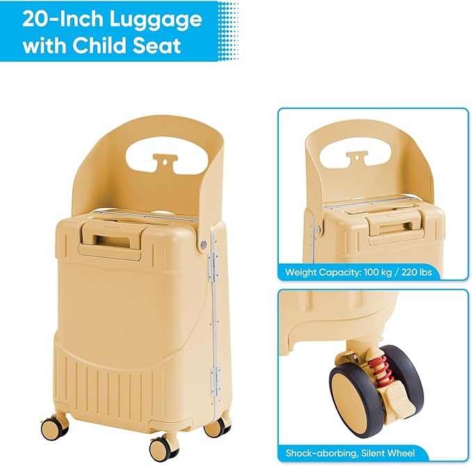 TABU 20" Ride-on Luggage with Seat - Image 5