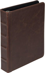 Samsill Vintage Leather Mini 3 Ring Binder 1 Inch Round Ring, 5.5 x 8.5 Inch - Image 3