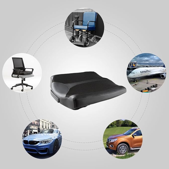 Car Memory Foam Heightening Front Seat Cushion - Image 9