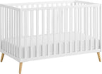 Oxford Baby Cozy Nest Convertible Island Crib, Snow White/Natural by OxfordBaby