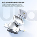 ULANZI Ombra Ⅱ Camera Travel Tripod White, 61.5" Aluminum Tripod Foldable - Image 6