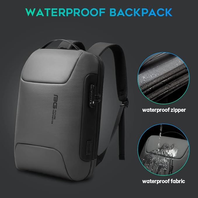 BANGE Anti Theft Backpack，Smart Business Laptop Fits 15.6 Inch Notebook - Image 6