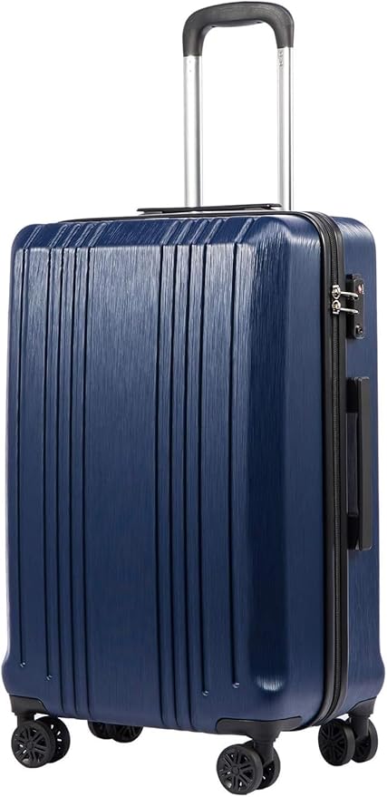 Coolife Luggage PC+ABS Hardshell Suitcase by COOLIFE