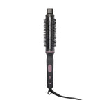 L'ANGE HAIR GlamWave Infrared Thermal Ionic Brush | 38mm Heated Round Thermal Brush for Volume and Curls | Reduces Frizz | Adds Shine | Smooth Styling Tool for All Hair Types (Black)