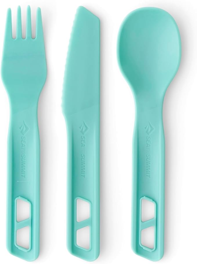 Sea to Summit Passage Camp Cutlery Set, Spoon and Knife, Aqua Sea Blue by SeaToSummit