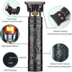 Hair Clippers for Men, Cordless Hair Clippers, Travel Small Hair Clippers 5.7" Hair Trimmer Classical Sculpting Styling Rechargeable Hair Remover with 6 Pieces Earpick (Black)