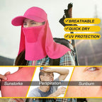 Foldable Sun Cap, Fishing Hats, UPF 50+ Protection Caps - Image 5