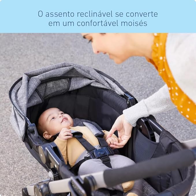 Graco Modes Pramette Stroller, 3-in-1 Baby Stroller, 3 Modes from Infant Car - Image 2