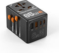 TESSAN Universal Travel Adapter, GaN 65W International Plug Adaptor by TESSAN
