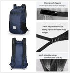 Small Foldable Hiking Daypack Packble Skin Casual Backpack Camping Cycling - Image 2