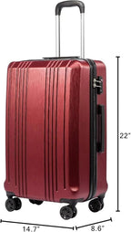 Coolife Luggage Suitcase PC+ABS - Image 5