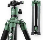 Fotopro Carbon Fiber Tripod 60 Inch 360 Degree Ball Head Quick Release Plate by Fotopro