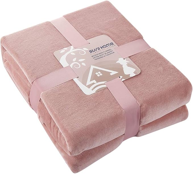 Surii Home Luxury Microfiber Flannel Blanket, Super Soft, and Breathable - Image 8