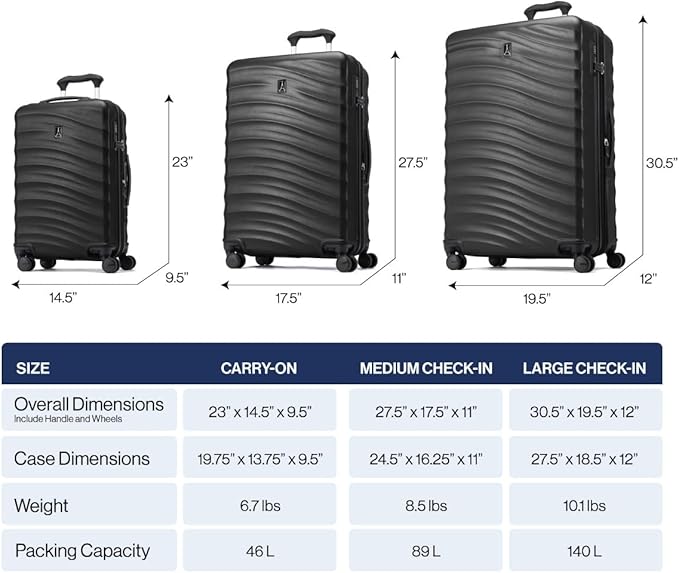 Travelpro Maxlite Air V2 Hardside Expandable Luggage, 8 Spinner Wheels - Image 6