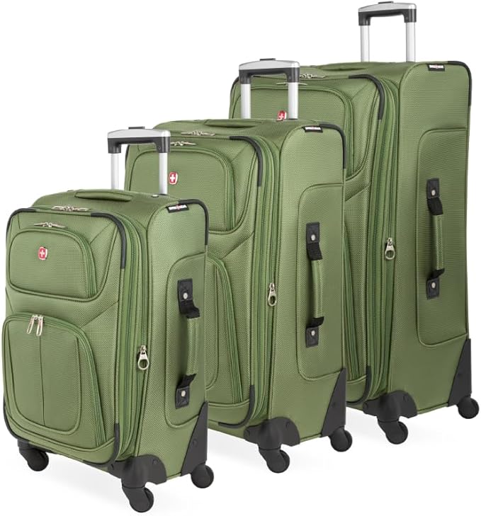 SwissGear Sion Softside Expandable Luggage, 3-Piece Set by SwissGear