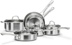 Stainless Steel Cookware Set, Tir-Ply Pots and Pans Set, PFOA Free, Frying Pans by VocVoi