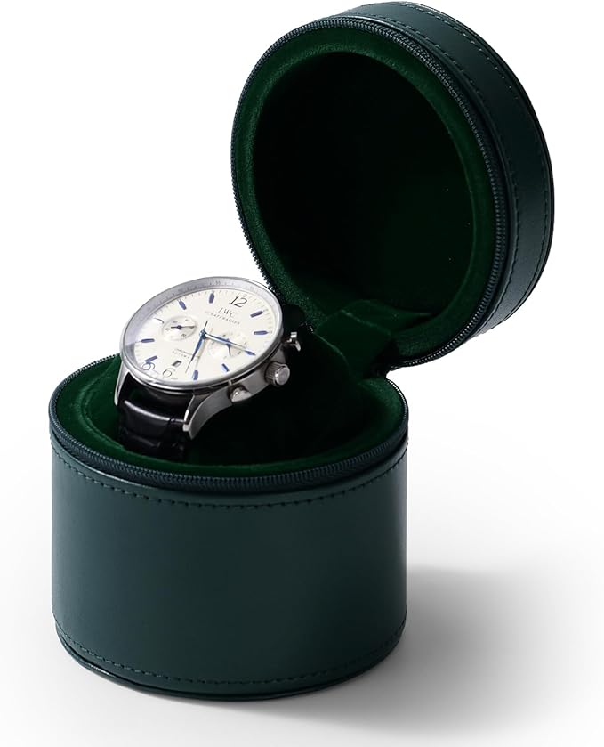 Oirlv Luxury Leather Watch Travel Case Single Watch Case - Image 7