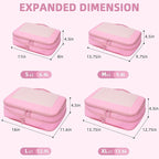 BAGAIL 4 Set/6 Set/8 Set Compression Packing Cubes Travel Accessories - Image 2