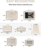 ECOHUB 7 Set Packing Cubes Tear-Resistant Luggage Packing Organizers - Image 6