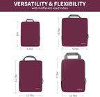 BAGAIL 4 Set/6 Set/8 Set Compression Packing Cubes Travel Accessories - Image 2