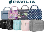 PAVILIA Hanging Toiletry Bag Travel Bag Women Men, Foldable Cosmetic Organizer - Image 9