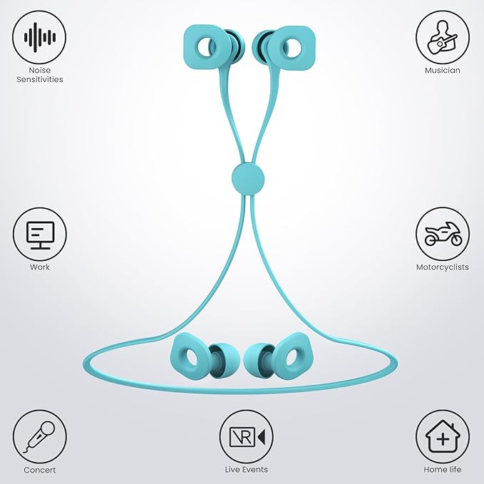2 Pairs of Earplugs for Sleeping, Reusable Hearing Protection Earplugs - Image 2