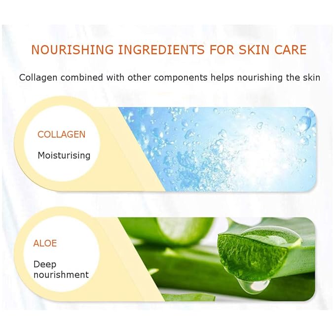 DISAAR BEAUTY Collagen Cream Forehead Neck Lines Smile Wrinkles Facial Spots Dry Skin Weak Muscules Improve Your Face 80g