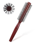 Small Round Brush for Short Hair, Round Brush for Blow Drying Styling Curling Heat Resistant Nylon Spherical Comb Teeth Styling Brushes Portable Travel Size Circular Hairbrush for Women and Men