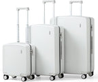 Hanke Hard Shell Luggage Sets 3 Pieces, Carry On and Checked Luggage Sets by Hanke