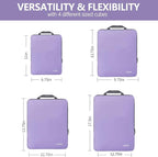 BAGAIL 4 Set/6 Set/8 Set Compression Packing Cubes Travel Accessories - Image 2
