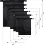 Shappy Waterproof Dry Bag Set 6 Sizes Lightweight Sacks and Long Adjustable - Image 2