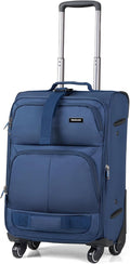Hanke 20 Inch Softside Expandable Carry On Luggage by Hanke