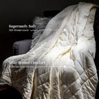 LUXOME Lightweight Blanket | 100% Rayon from Bamboo Fabric & Fill | Full/Queen - Image 3