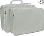 Compression Packing Cubes for Travel Essentials, 2 Pack Expandable Travel Cubes by CALACH