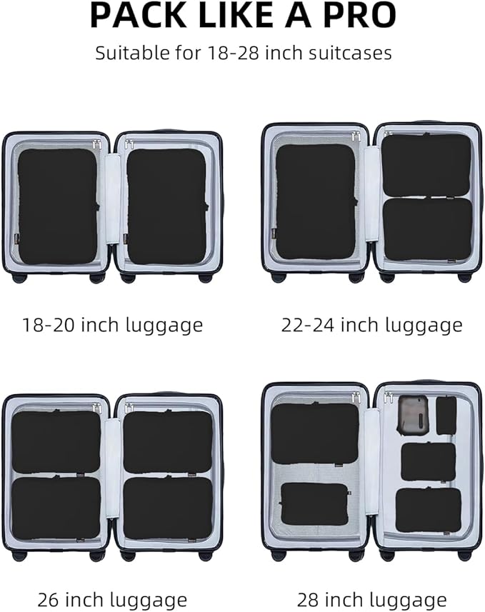 6 Set Compression Packing Cubes - Image 8