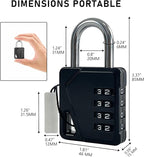 LAFENLIN 4 Pack Combination Locks, Locker Locks - Image 4