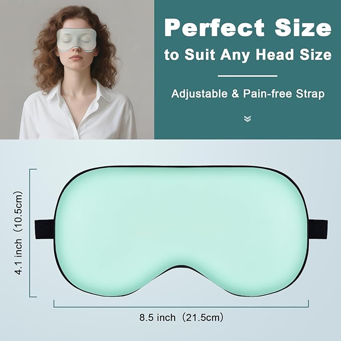 Sleep Mask, Real Natural Pure Silk Eye Masks - Image 3