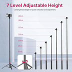 VIJIM MT-79 Extendable Photography Light Stand, 360° Ball Head Camera Phone - Image 2