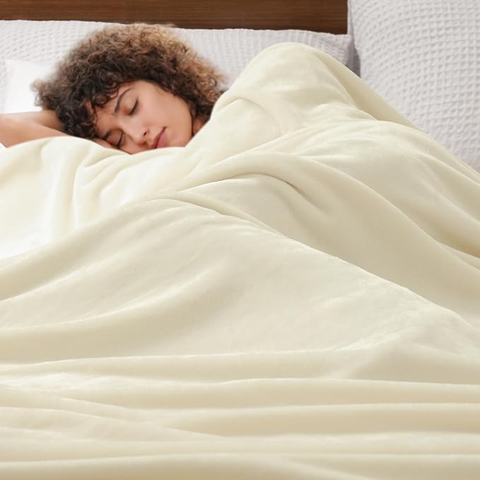 PHF Ultra Soft Fleece Blanket King Size, No Shed No Pilling Luxury Plush Cozy - Image 2