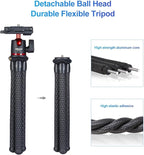 ULANZI Camera Tripod, Mini Flexible Stand w Hidden Phone Holder w Cold Shoe - Image 4