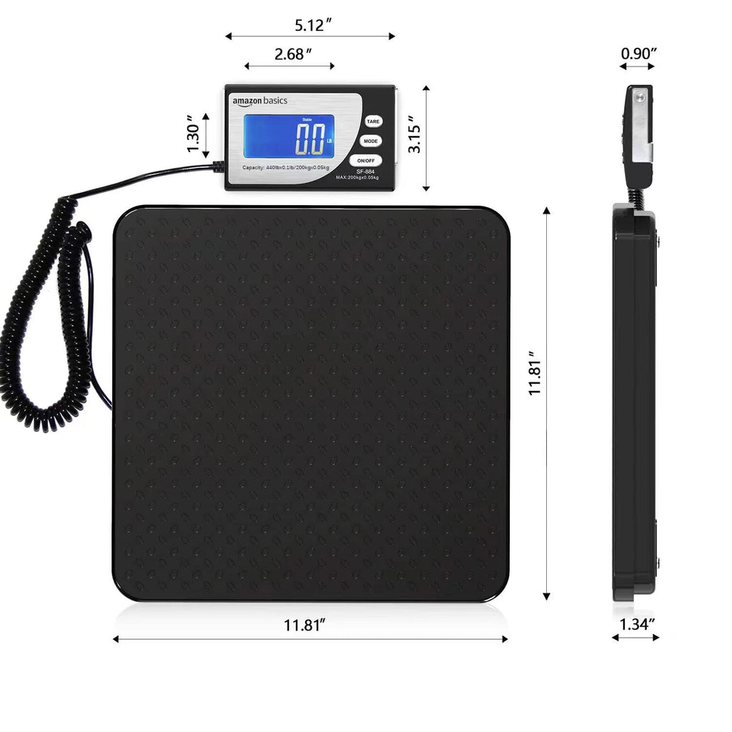 Digital Postal Scale with Tare Function (440 lb)